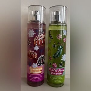 Bath & Body Works Grandma’s Fruitcake and Holiday Pickle Ornament FFM